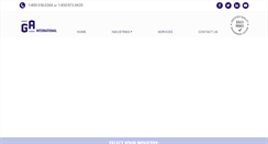 Desktop Screenshot of ga-international.com
